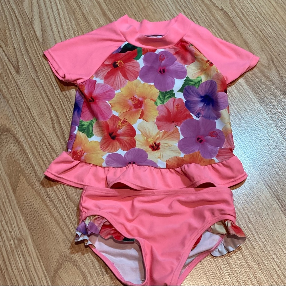 Children’s place rashguard bikini swimsuit 2T‎